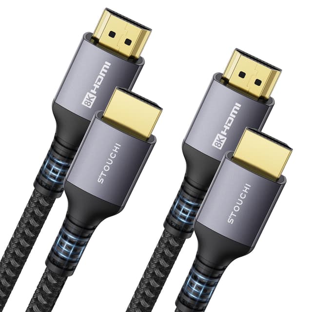 Detalle de Stouchi 8K HDMI 2.1 Cable 8ft (2-Pack)