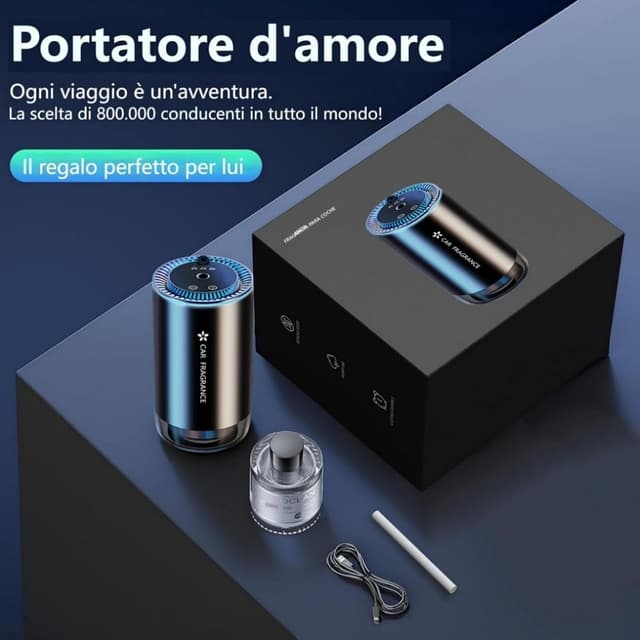 Detalle 2 de Towonshy BJ-577 profumatore auto a ultrasuoni 50 ml
