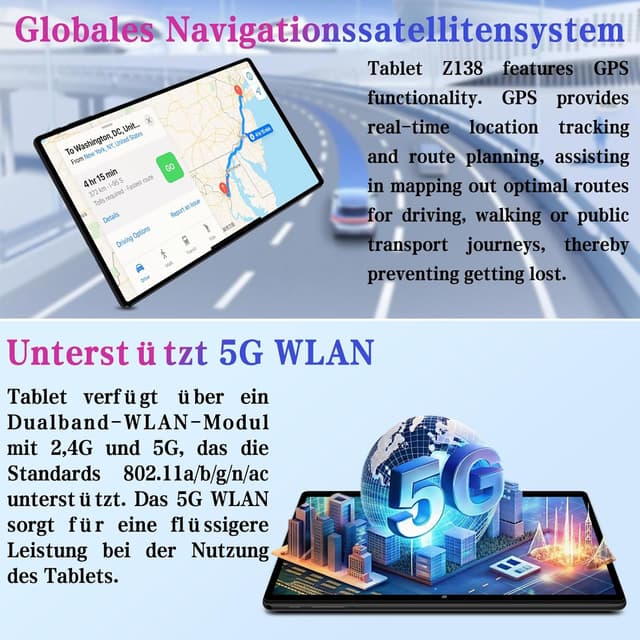 Detalle 2 de ZIOVO Kinder-Tablet 10 Zoll mit Android 15