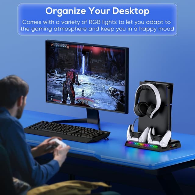 Thumbnail 5 de PS5 Slim RGB Cooling Stand