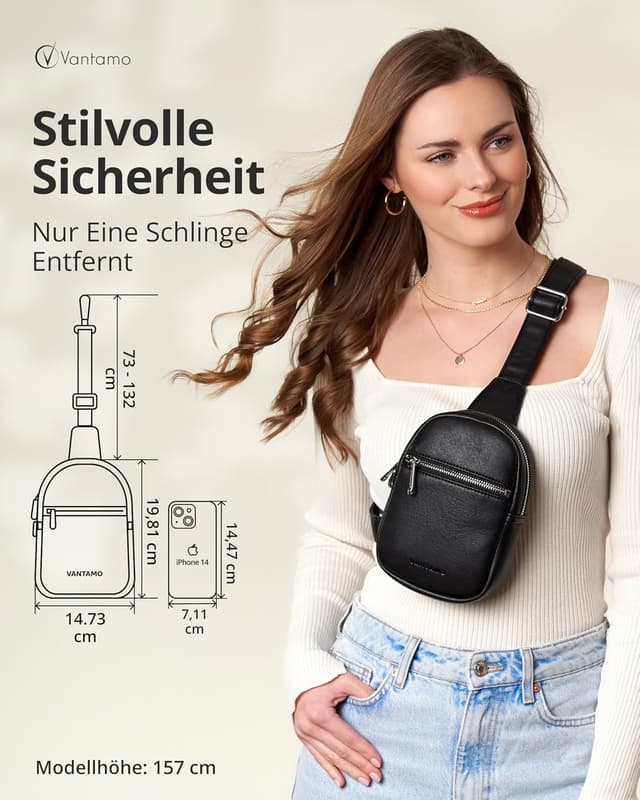 Thumbnail 1 de Vantamo Umhängetasche Damen RFID Block