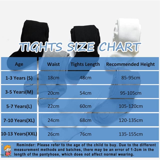 Thumbnail 5 de GENTABY Girls Knit Tights 3-Pack 1-13 yrs