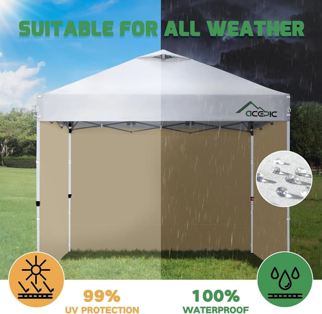 Detalle de Acepic 3 Piezas Paredes Laterales 305x218 cm 🏕