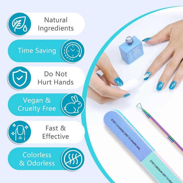 Detalle 2 de ATOANY Quitaesmalte Gel 15 ml quitar esmalte