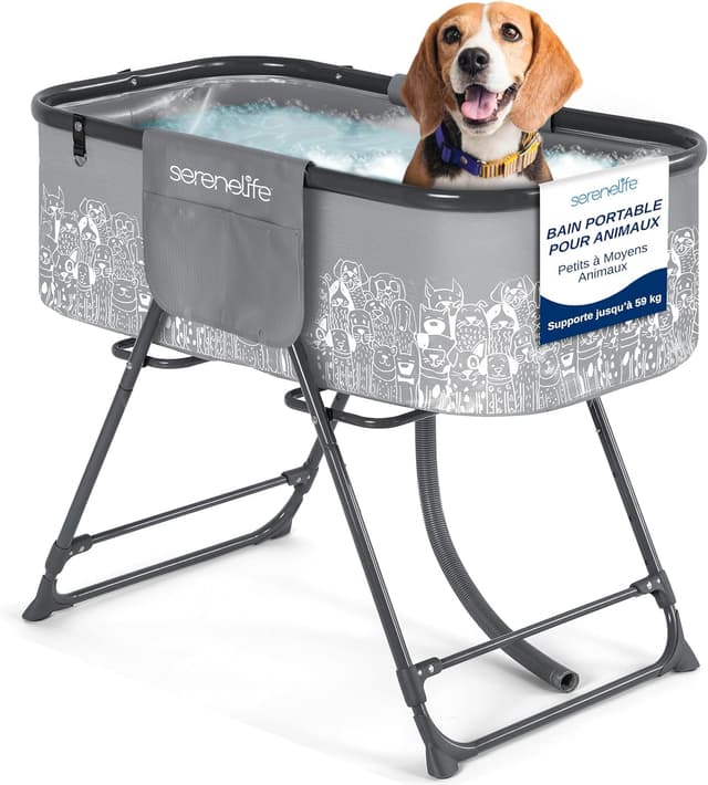 Imagen de SereneLife Baignoire pliable chiens 130 lb en OfertitasTOP