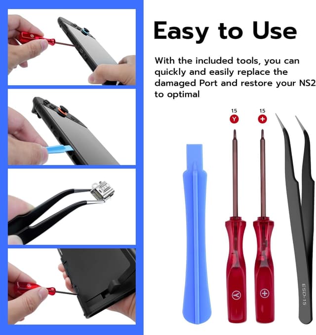 Thumbnail 3 de Mcbazel Presa Connettore USB Tipo-C per Switch 2