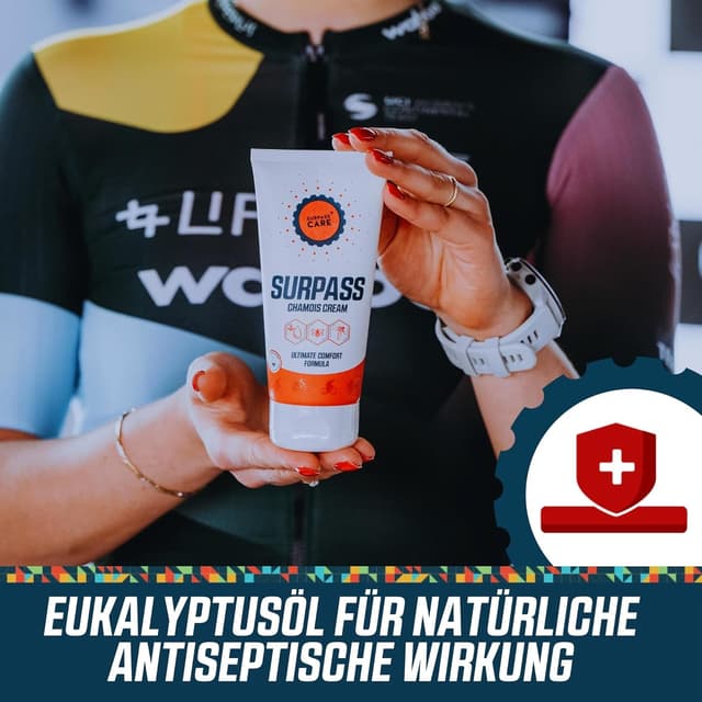 Thumbnail 5 de SURPASS Chamois Creme 170 ml – 96% natürlich & paraffinfrei – Anti-Chafing-Sitzcreme für Radsport & Reiten