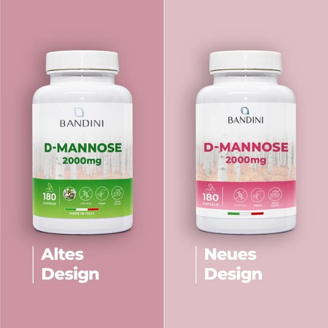 Detalle 2 de BANDINI D Mannose 180 Kapseln für Harnwege