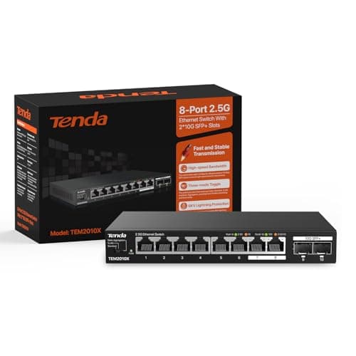Thumbnail 8 de Tenda TEM2010X Switch 2,5G 8x2,5G + 2x10G SFP+ 📡