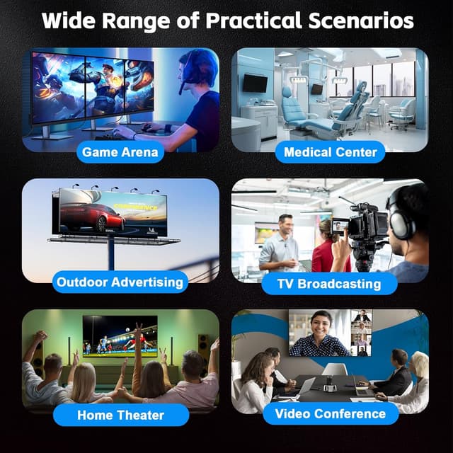 Thumbnail 6 de Herfair 8K HDMI Cable (HDMI 2.1, 48Gbps) – 1m Ultra High Speed Gold-Plated for eARC, HDR10 and 4K@120Hz