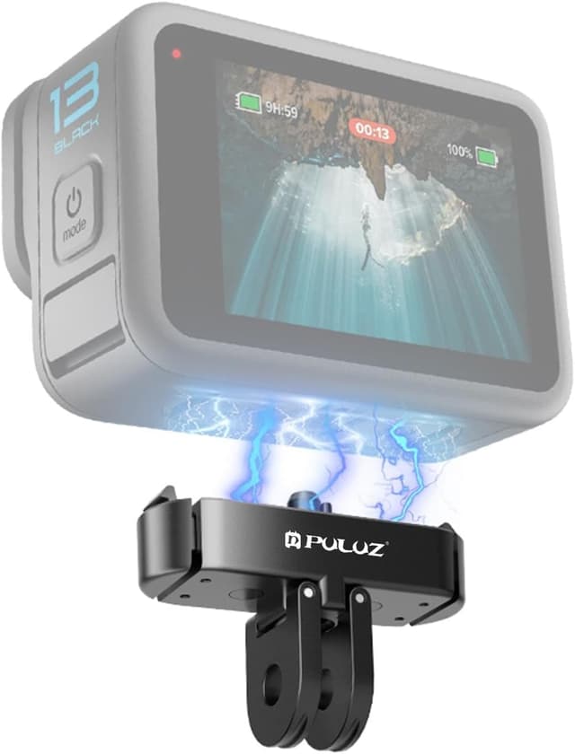 Detalle de PULUZ Magnetic Latch Mount for GoPro Hero 13 Black