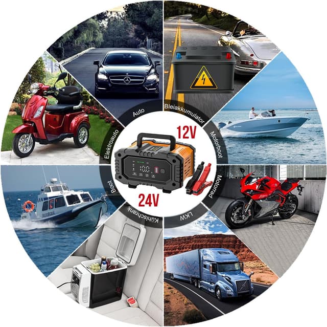 Thumbnail 5 de NEXPEAK NC202 Ladegerät 12V/24V LiFePO4