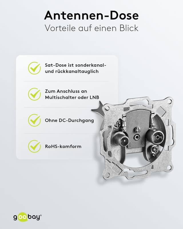 Thumbnail 4 de Goobay 67044 SAT Antennensteckdose