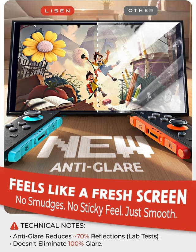 Thumbnail 6 de LISEN Schutzglas für Nintendo Switch 2 3er-Set