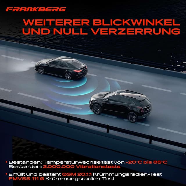 Detalle de Frankberg Elektrischer Außenspiegel links, beheizbar, 5-polig – kompatibel mit Mito 955 (2008–2018)