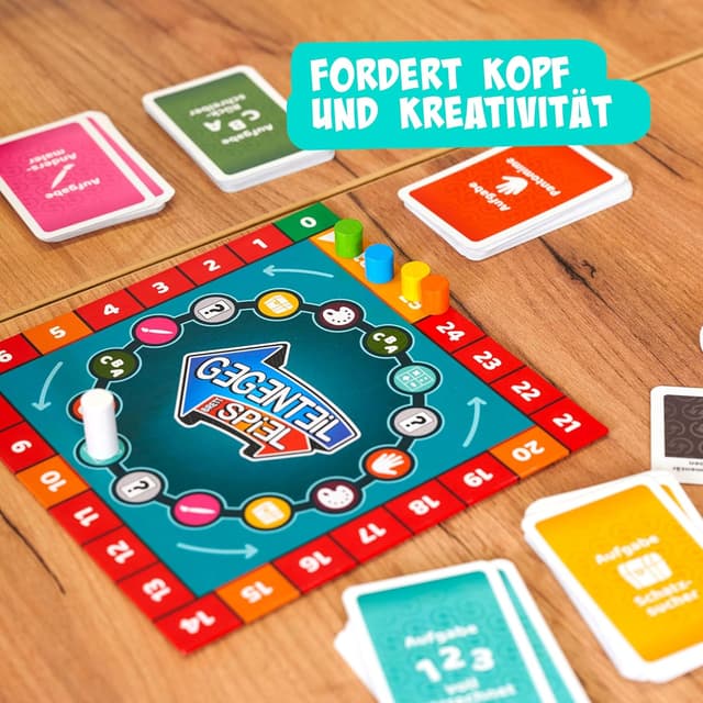 Thumbnail 6 de noris Gegenteil Spiel (Brettspiel ab 10 Jahren) – Kombi-Gedanke für 3–6 Spieler