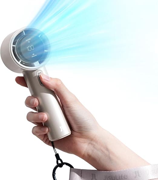 Imagen de JISULIFE Ventilador Portátil de Mano con Pantalla Digital 🌀 en OfertitasTOP