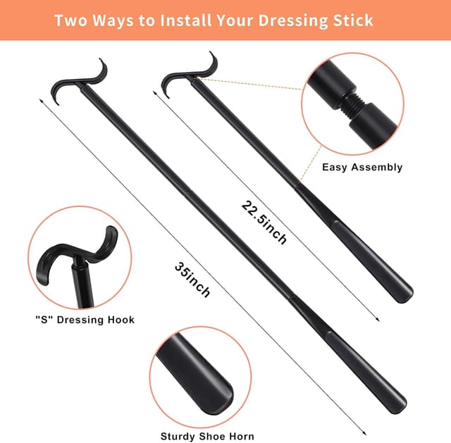 Detalle 1 de Knie Hüft-Op Reha Sets 4 Anziehhilfen