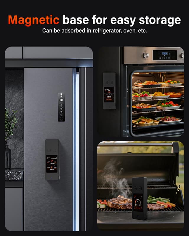 Thumbnail 6 de Bluetooth Wireless Meat Thermometer with App, 800ft Range