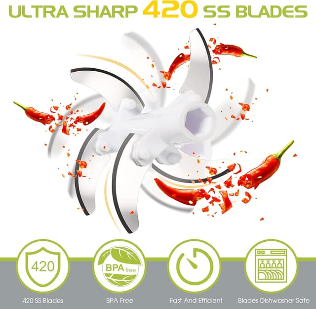 Thumbnail 3 de Sinnsally Manual Food Chopper Pull String