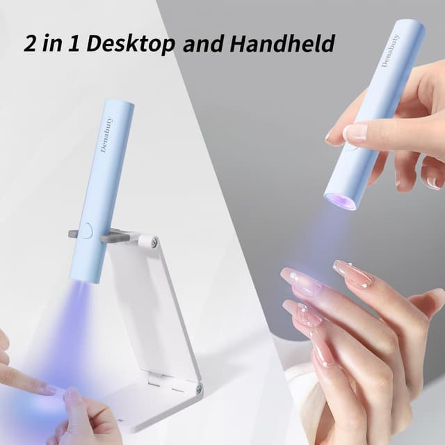 Thumbnail 2 de Denabuty UV-Lampe für Gelnägel – Mini UV/LED Lampe zum Aushärten von Gel, Nail Tips & Nagelkleber (wiederaufladbar)