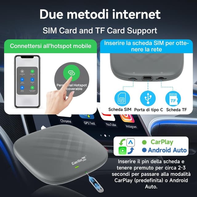 Thumbnail 6 de CarlinKit Android 13.0 RAM 4G + ROM 64G per auto