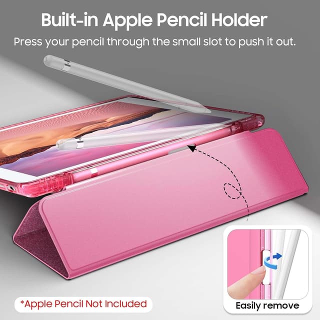 Thumbnail 5 de FINTIE Glitter Case for iPad 9th Gen 10.2" ⌘ Pink