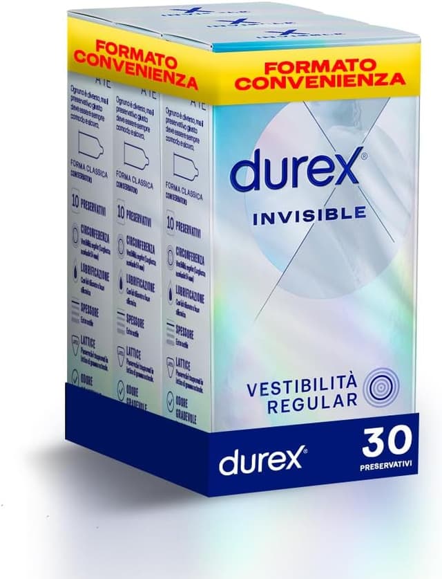 Imagen de Durex Invisible preservativi 30 ultra sottili 🛡 en OfertitasTOP