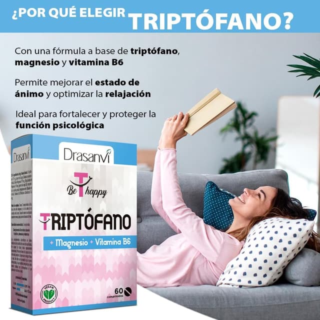 Thumbnail 1 de DRASANVI TRIPTOFANO 60 comprimidos 60 uds