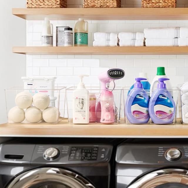 Thumbnail 4 de Vtopmart 4 Pack Clear Storage Bins 6.9in