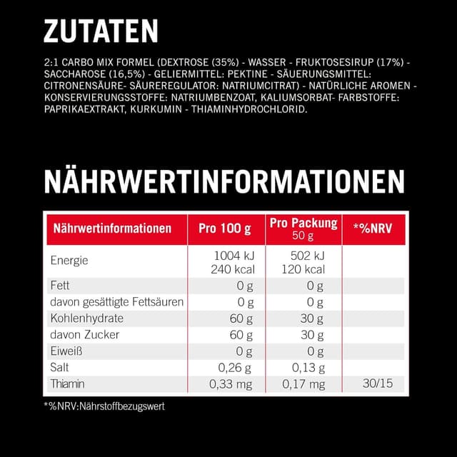 Detalle 2 de Enervit Carbo Bar C2:1PRO Salty Peanut Butter – veganer Energieriegel mit 30 g Kohlenhydraten pro 45-g-Riegel