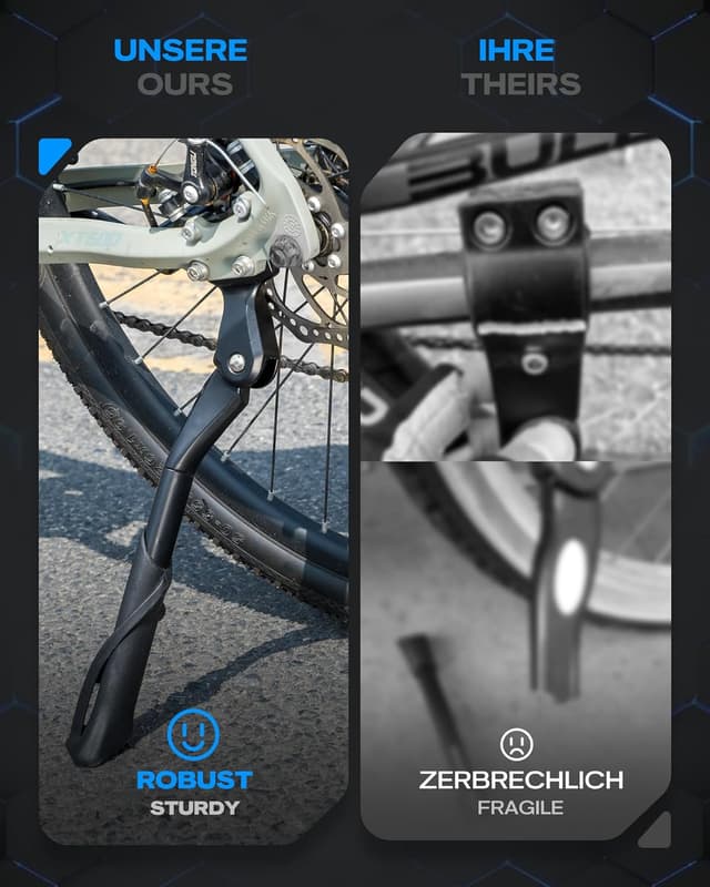 Thumbnail 6 de WATSABRO höhenverstellbarer Seitenständer für 24–29 Zoll (E-Bike/MTB)