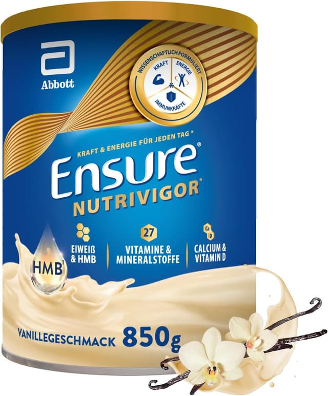 Detalle de Ensure NutriVigor Vanille Shake 850 g NahrungsergĂ€nzungsmittel đ„€