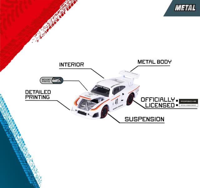Thumbnail 3 de Majorette Porsche 5 Pieces Giftpack 8502105002S06, set di 5 modellini in metallo die-cast