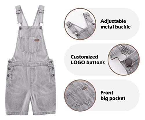 Thumbnail 3 de maoo garden salopette fille denim coton délavé ⚙️