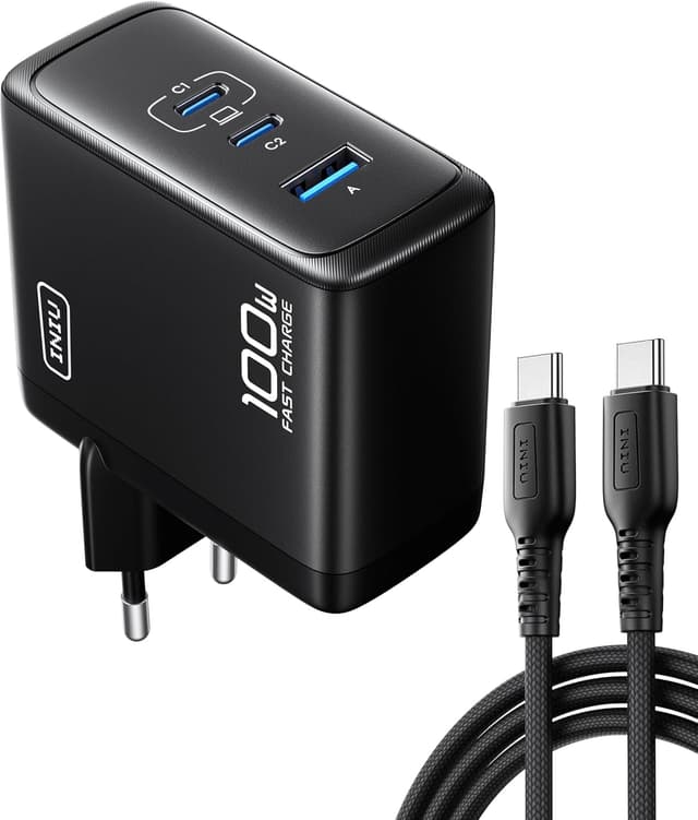 Detalle de INIU 100W USB C Caricatore GaN Multiplo