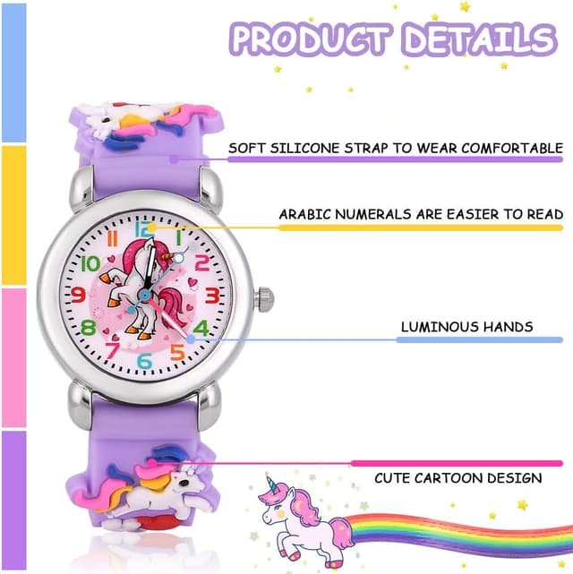 Detalle 2 de OFFCUP Montre Enfant silicone 3D 3–11 ans