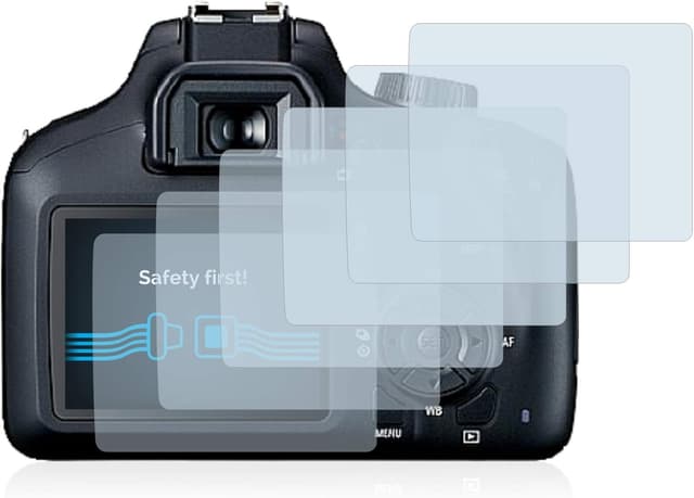 Thumbnail 1 de Savvies Schutzfolien für Canon EOS 4000D, 6er-Pack