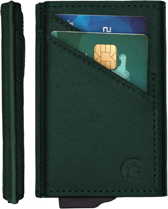 Detalle de POWR RFID mini wallet metal, 9 carte