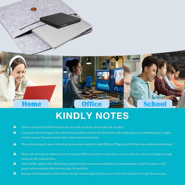 Detalle 2 de Froibetz CD DVD Drive USB 3.0