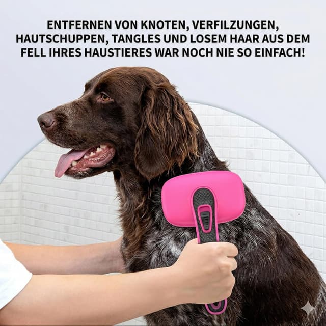 Thumbnail 5 de WOPQAEM Self Cleaning Slicker Dog Brush