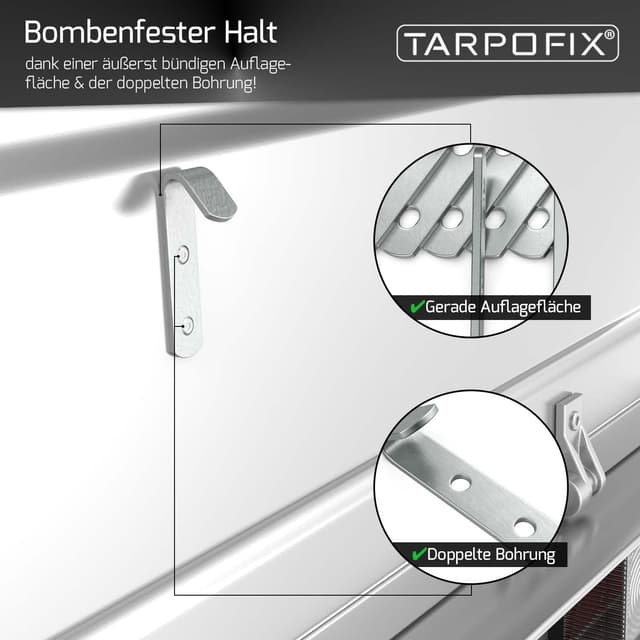 Thumbnail 3 de Tarpofix Planenhaken 50x13x2,5mm