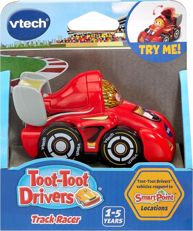 Detalle de Toot-Toot Drivers Track Racer interactive toddler toy (lights, sounds & motion sensor)