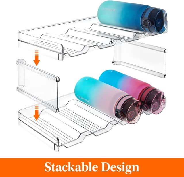 Detalle 2 de Lifewit Stackable Bottle Organizer, 8-Bottle 🫖