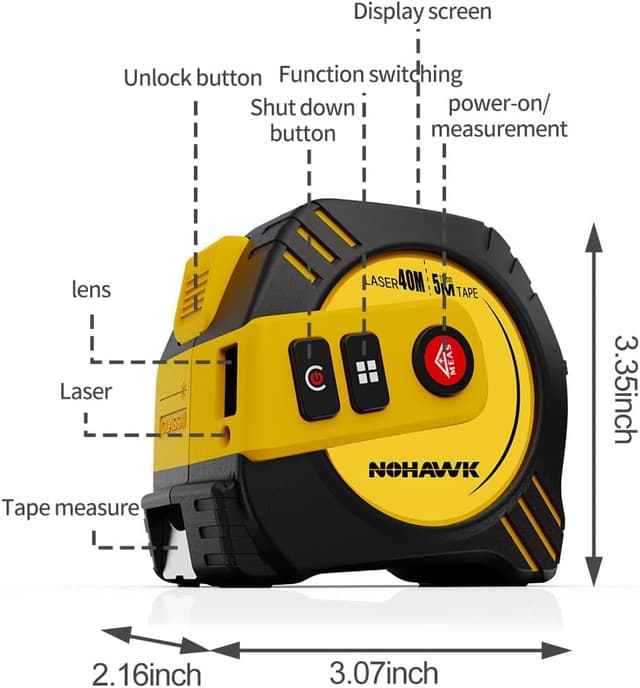 Thumbnail 2 de REVASRI Metro a nastro digitale 40 m