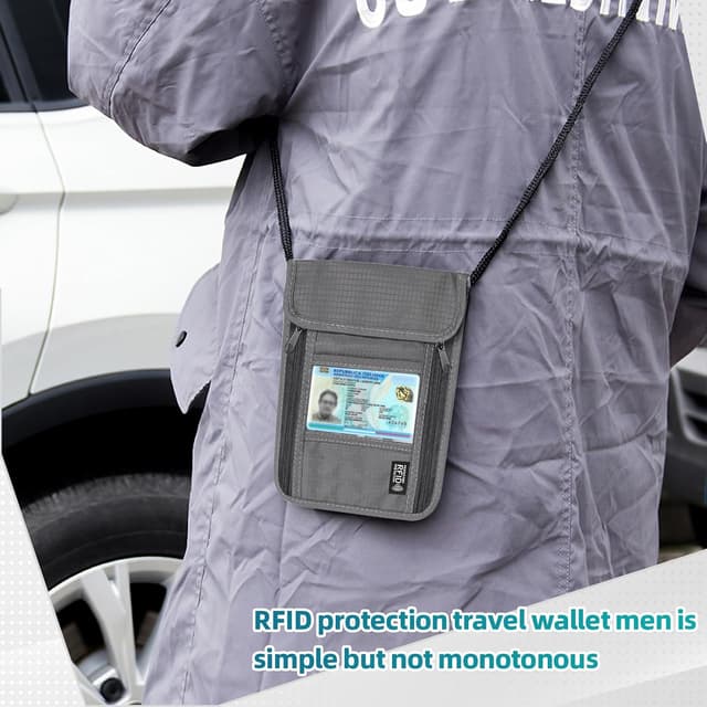 Detalle de NOCHME porta documenti RFID da collo 20x14 cm