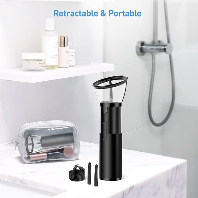 Detalle 2 de ZonGym Electric Ear Wax Removal Kit with Retractable Ear Syringe and 4 Pressure Modes