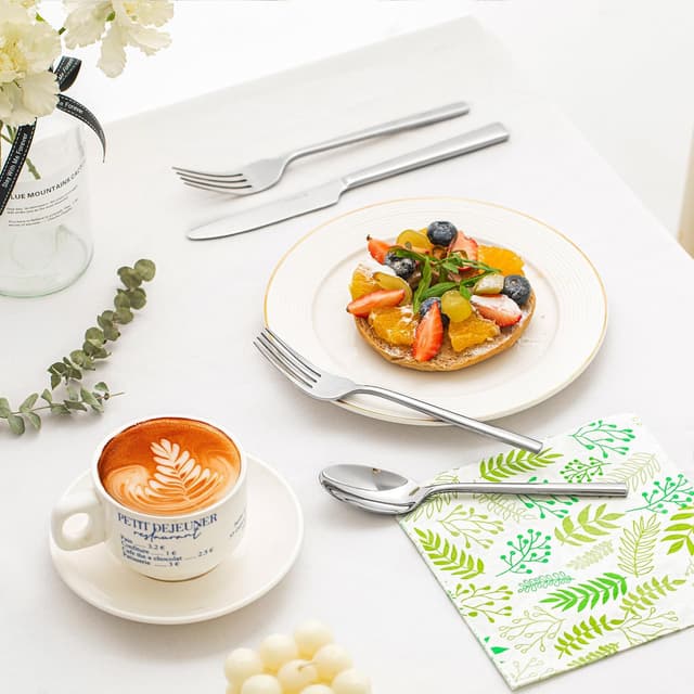 Thumbnail 5 de KINGSTONE 65-Piece Silverware Set Service for 12