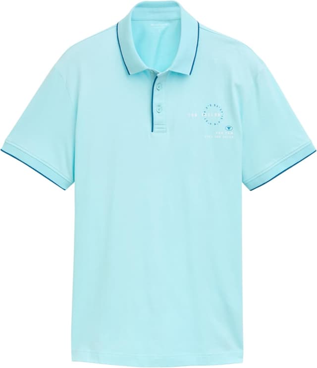 Detalle de TOM TAILOR 1046795 Polo da uomo: tessuto leggero e stile da indossare tutti i giorni