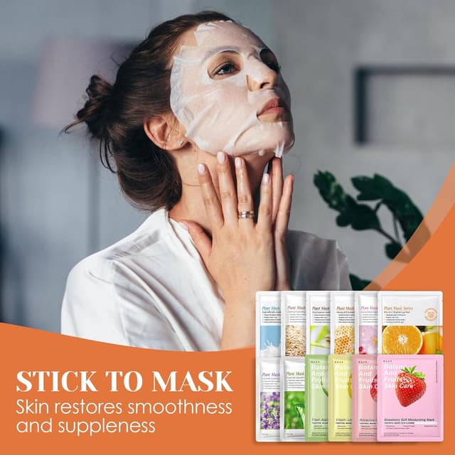 Thumbnail 6 de CharmChic 12 masques visage hydratants